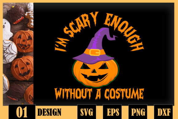 Pumpkin Scary Costume Halloween